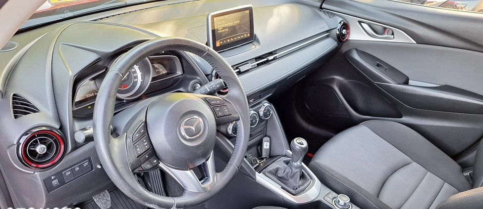 Mazda CX-3 cena 64800 przebieg: 90000, rok produkcji 2016 z Rawicz małe 436